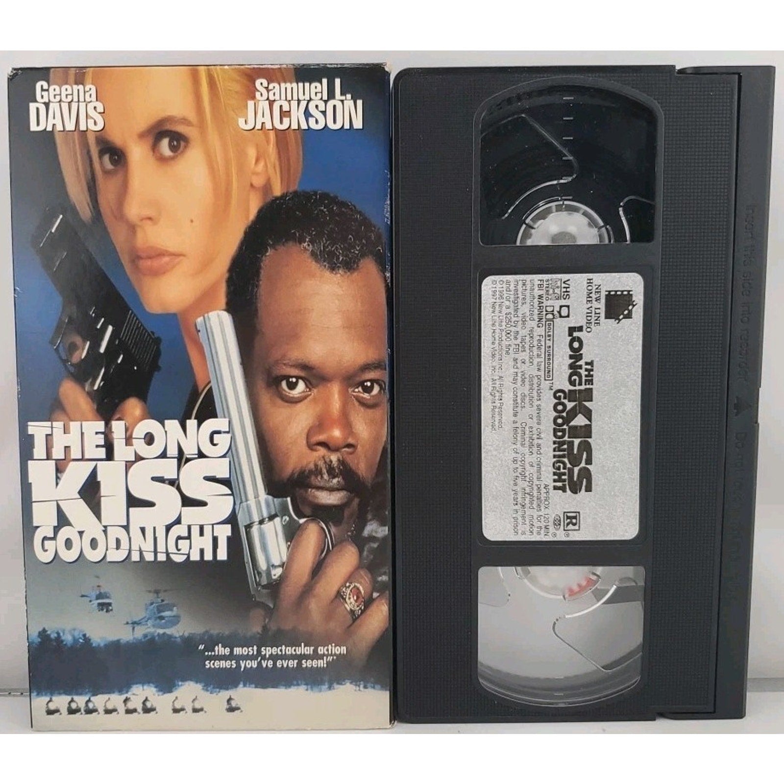 Long Kiss Goodnight (VHS, 1996)