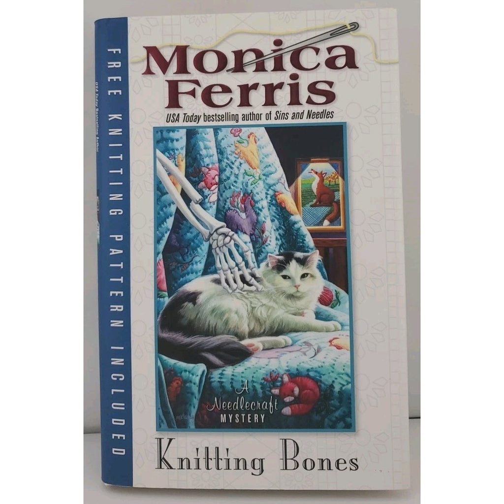Knitting Bones by Monica Ferris (2007, Hardcover)