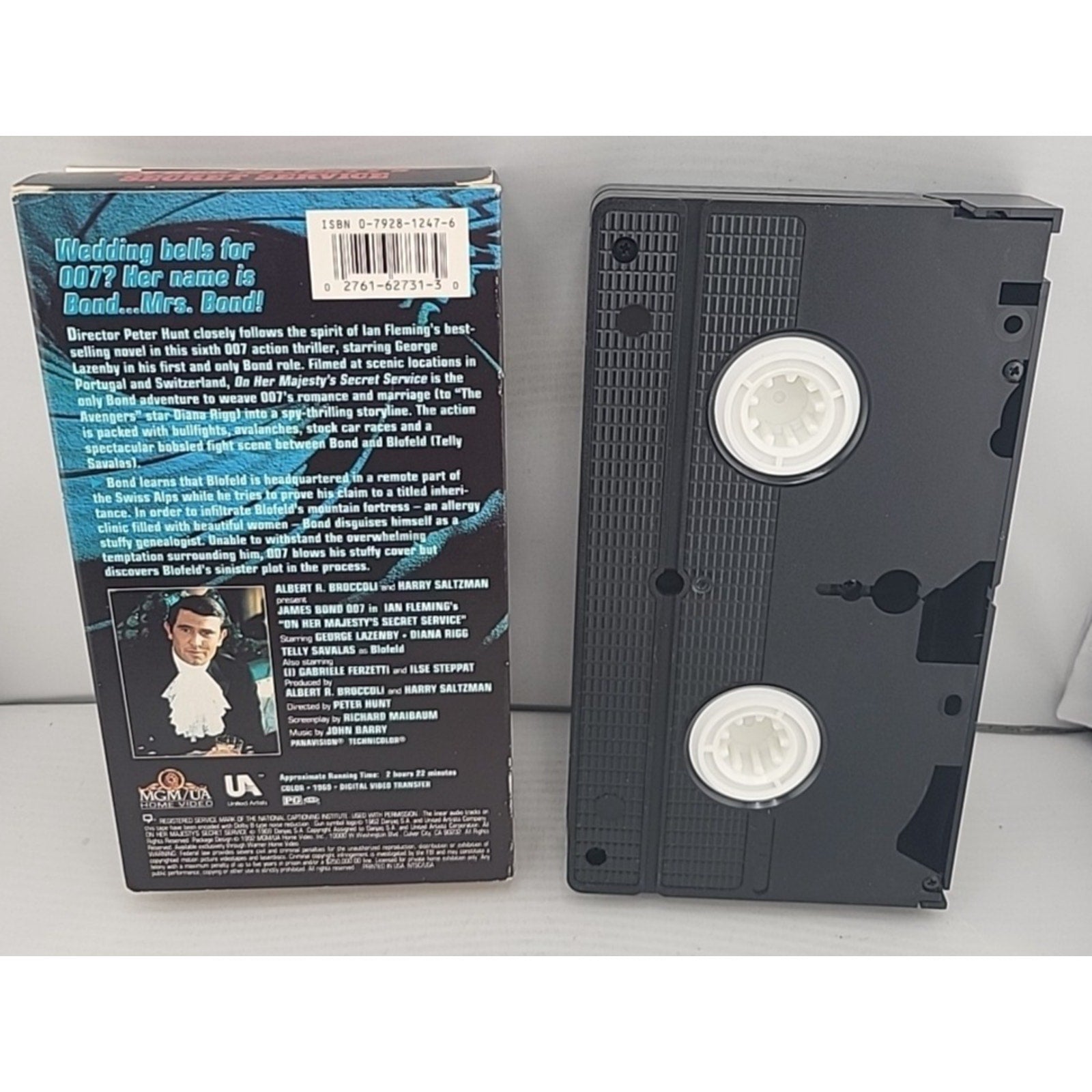 James Bond 007 On Her Majesty's Secret Service VHS 1994