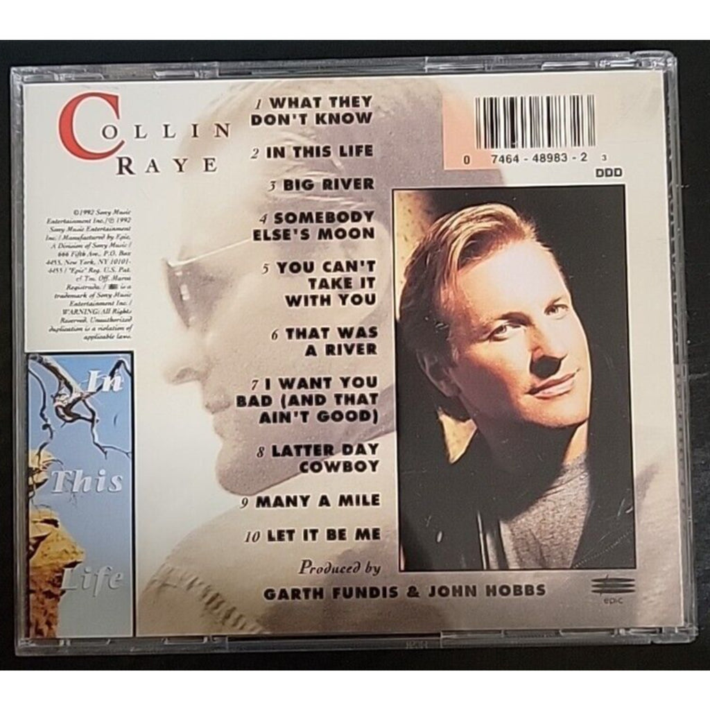In This Life by Collin Raye (CD, Aug-1992, Epic)