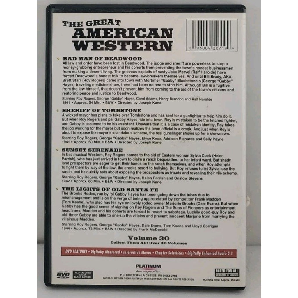 The Great American Western: Volume 30: Gabby Hayes, Roy Rogers (DVD)