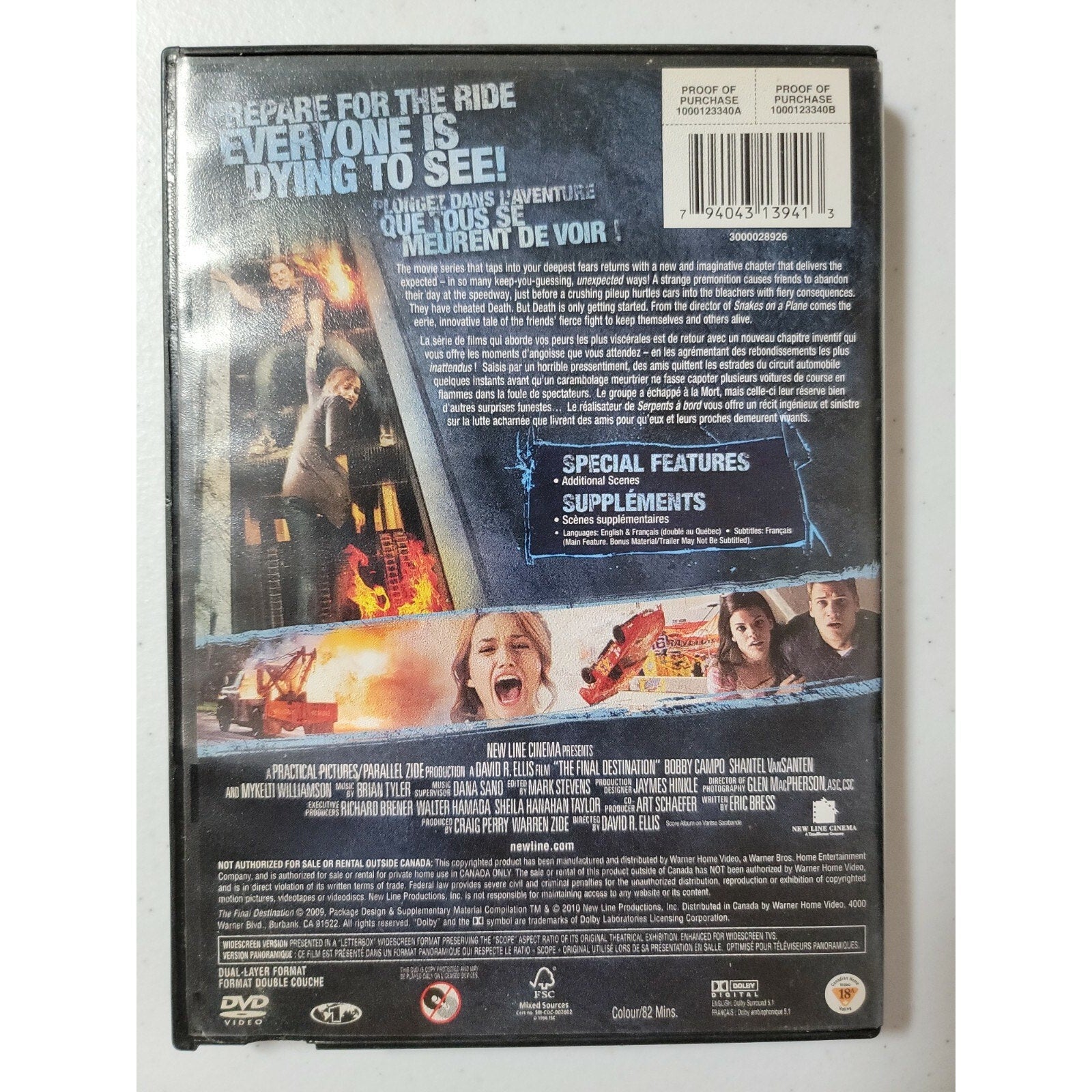 The Final Destination (DVD,Canadian Release)