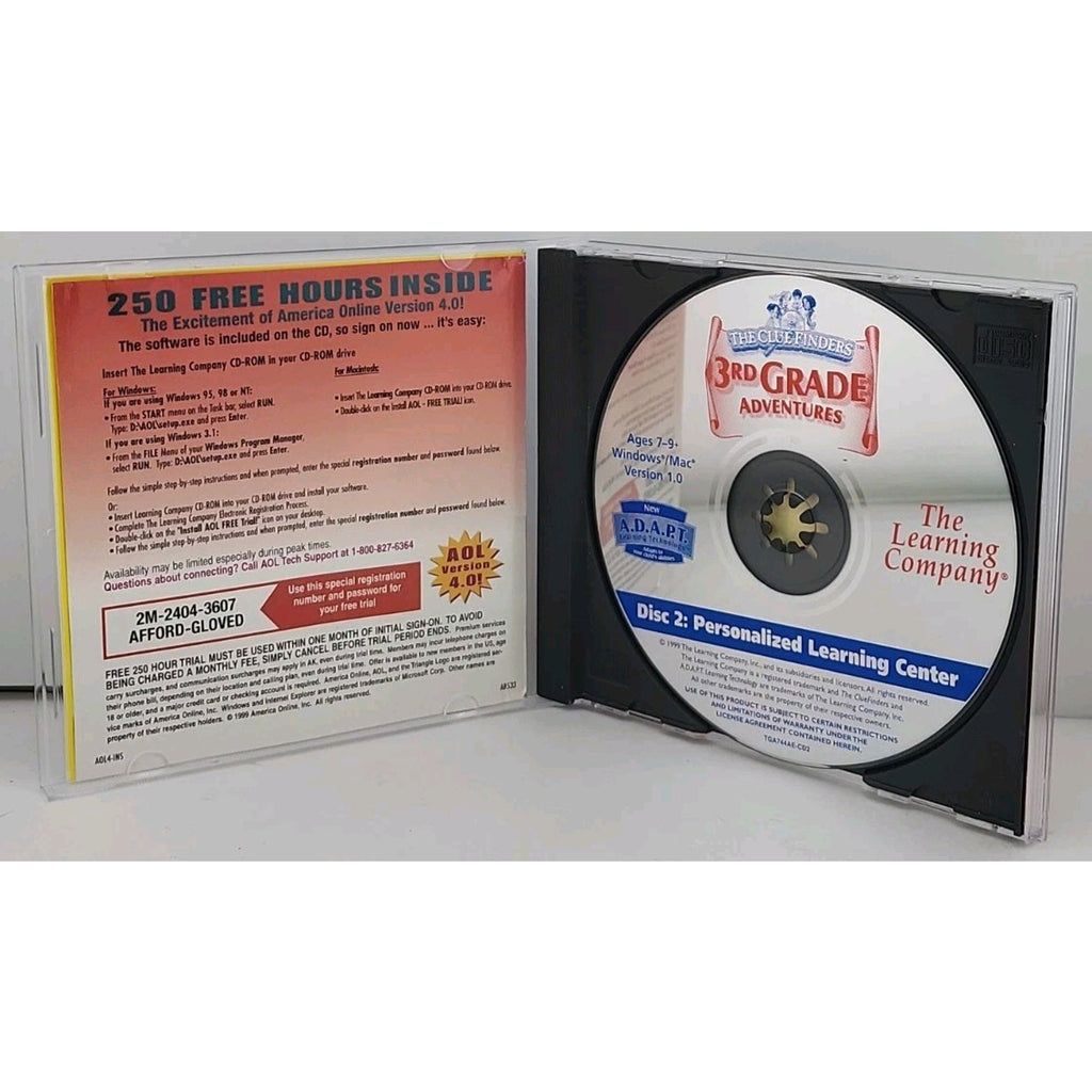 The Clue Finders: 3rd Grade Adventures PC Game *Disc 2 Only*