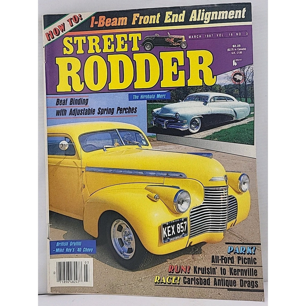Street Rodder Magazine - March 1987 - Vol. 16 No. 3