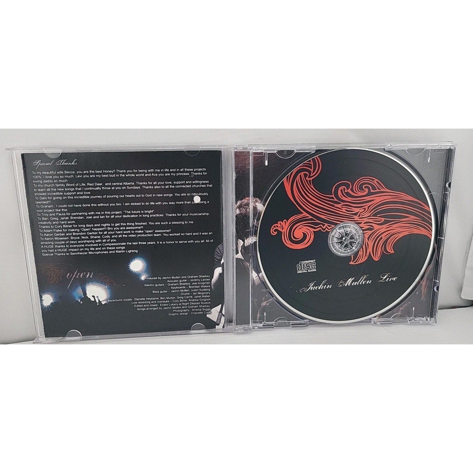 "Open" - Jachin Mullen Live CD