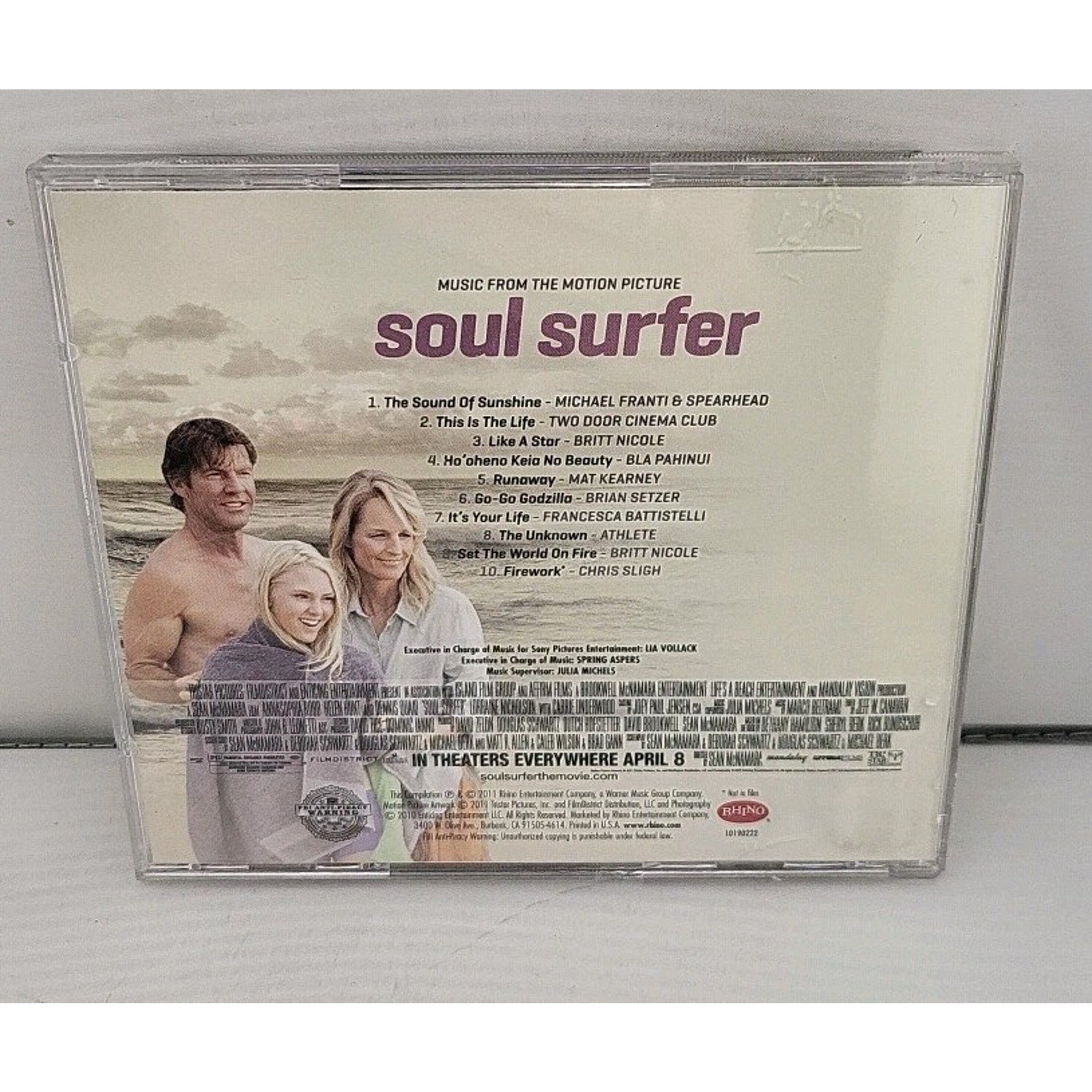 Soul Surfer: Music from the Motion Picture by Various (CD, 2011)