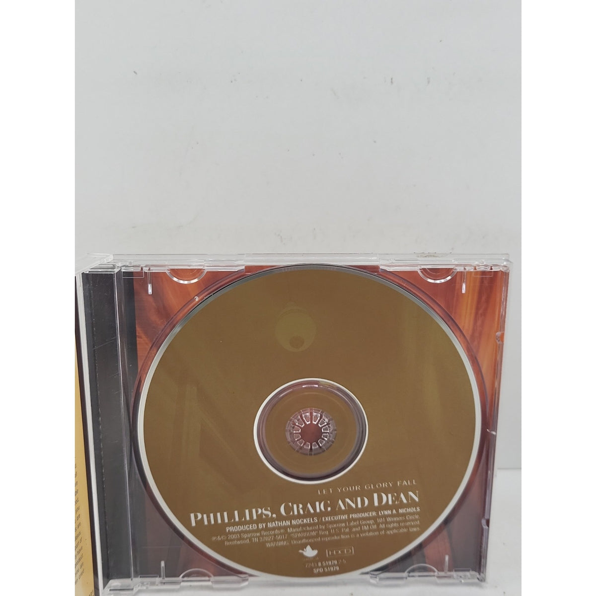 Let Your Glory Fall by Craig & Dean Phillips (CD, 2003)