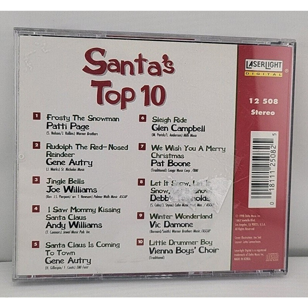 Santa's Top 10 by Various (CD, 1995)