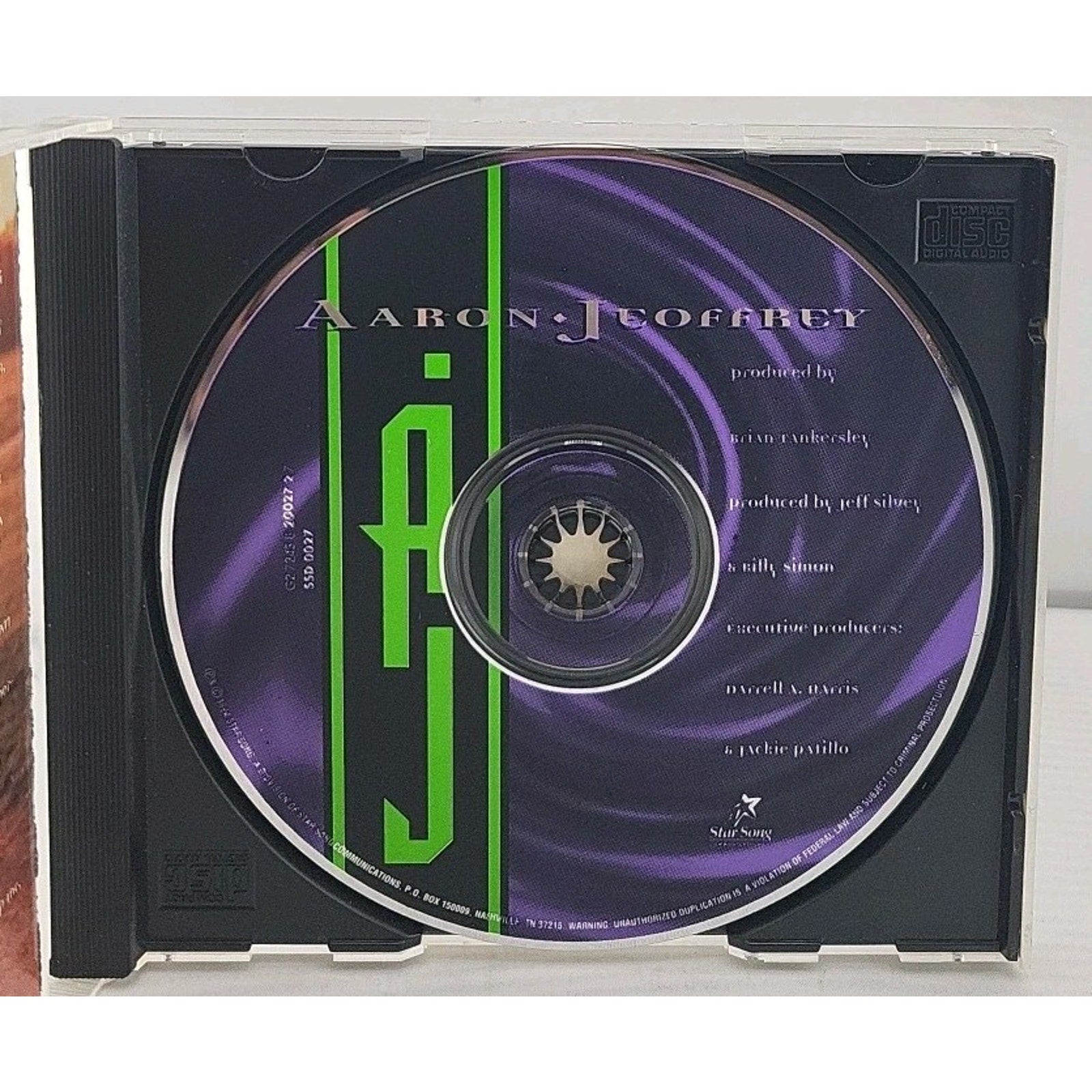 Aaron & Jeoffrey by Aaron & Jeoffrey (CD, Mar-1995, Star Song Communications)