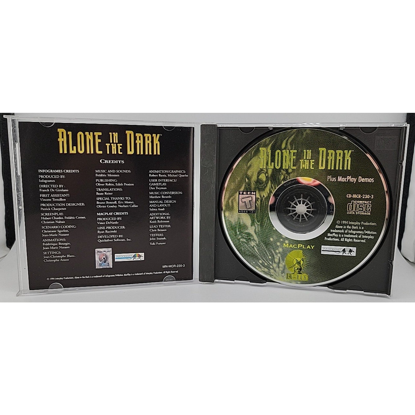 Alone in the Dark CD-ROM (MAC, 1993)