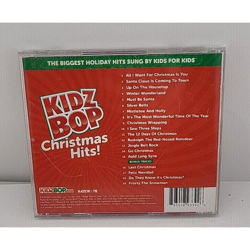 Kidz Bop Christmas Hits CD Holiday Music Album
