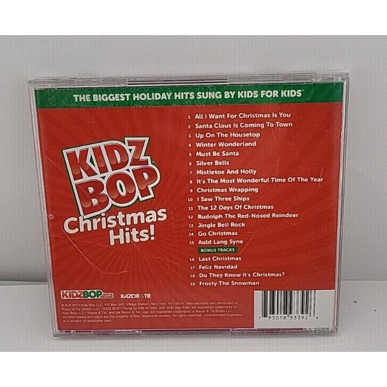 Kidz Bop Christmas Hits CD Holiday Music Album