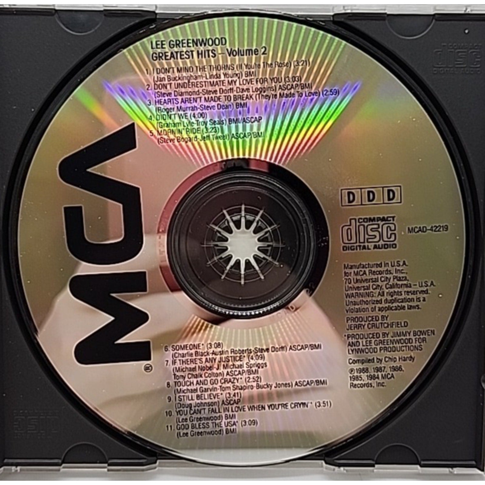 Vol. 2-Greatest Hits by Lee Greenwood (CD, 2002)