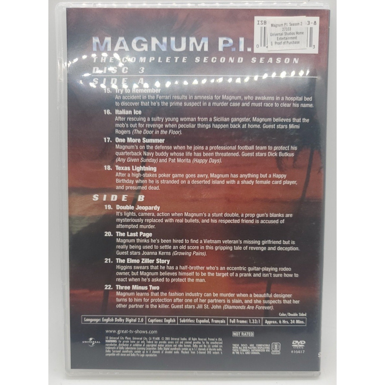 Magnum P.I.: Complete Second Season (DVD)