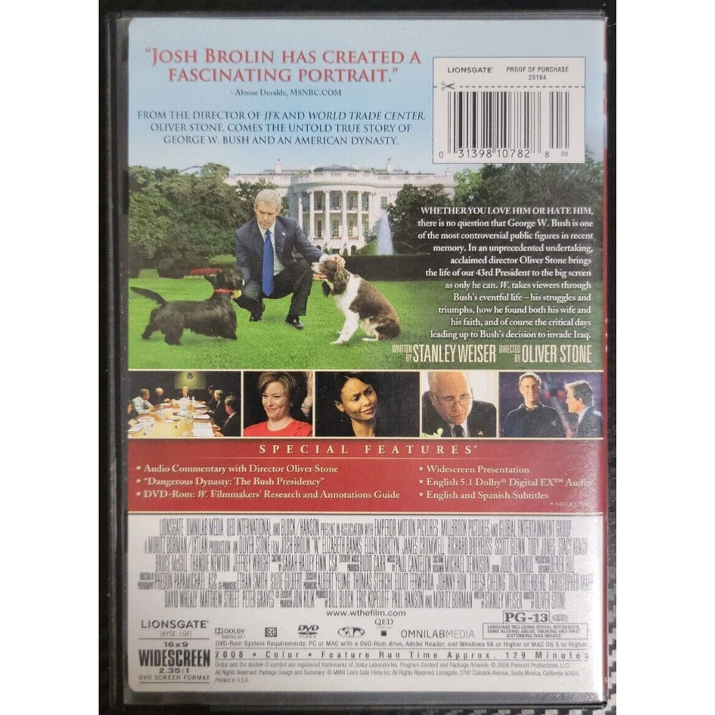 W. (DVD, Widescreen)