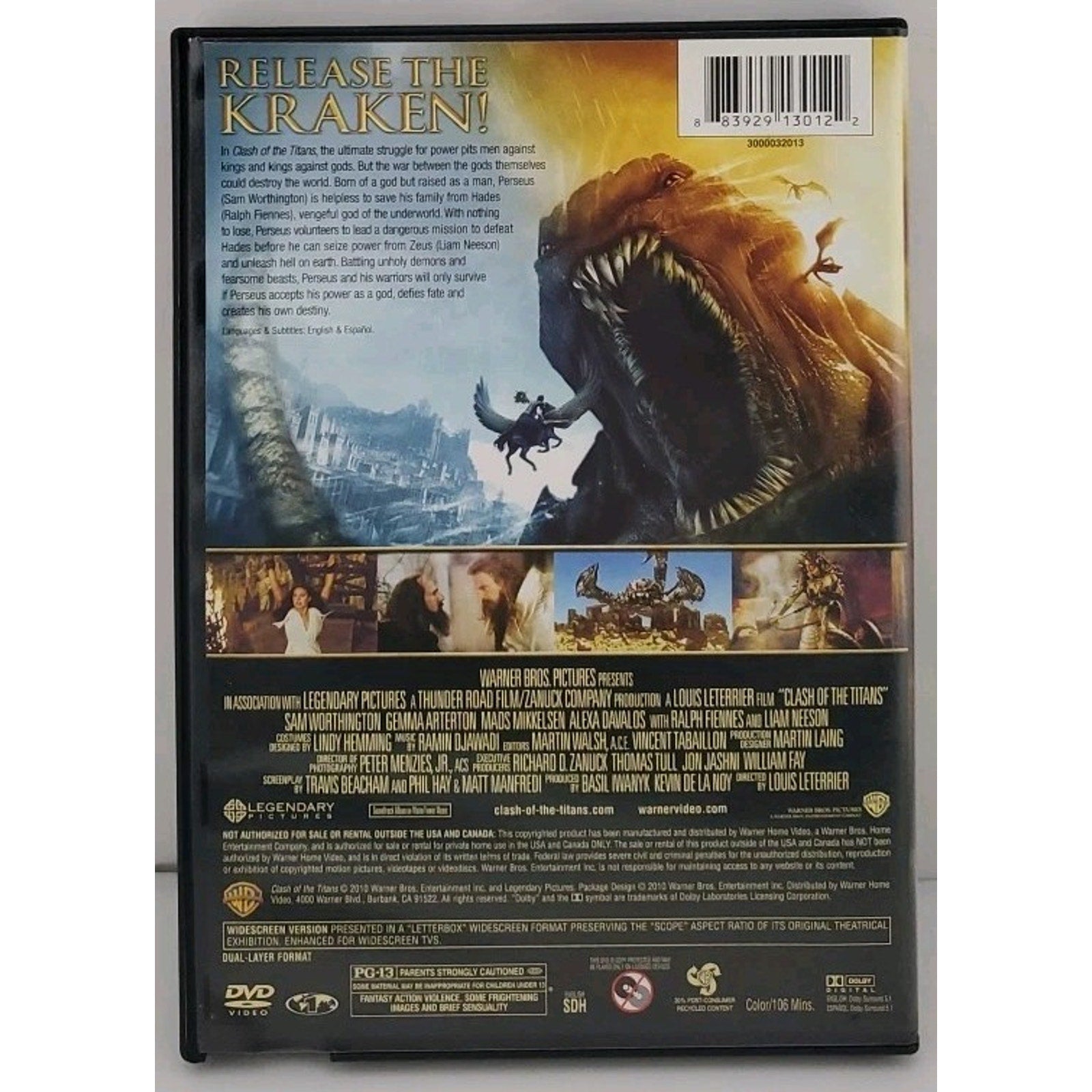 Clash of the Titans (DVD) *Rental Case*