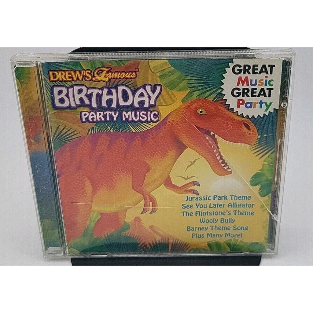 Drew's Famous Birthday Party Music CD Jurassic Park Theme
