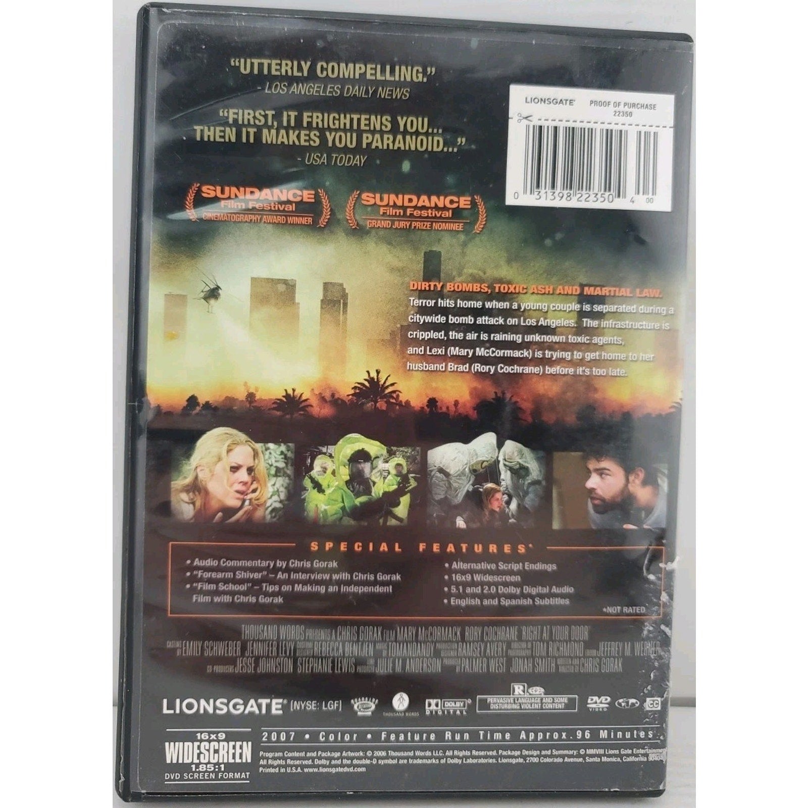 Right at Your Door (DVD, 2007)