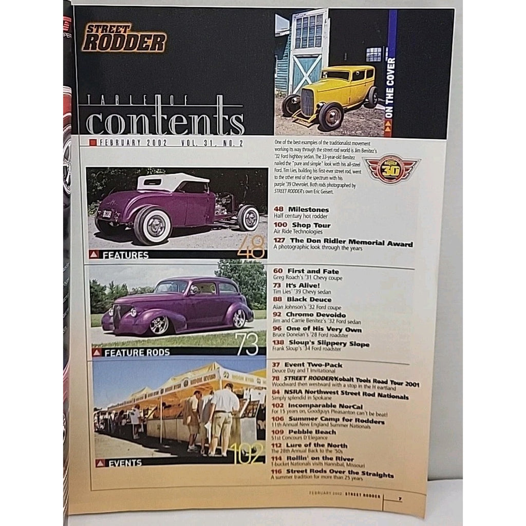 Street Rodder Magazine - February 2002 - Vol. 31 No. 2