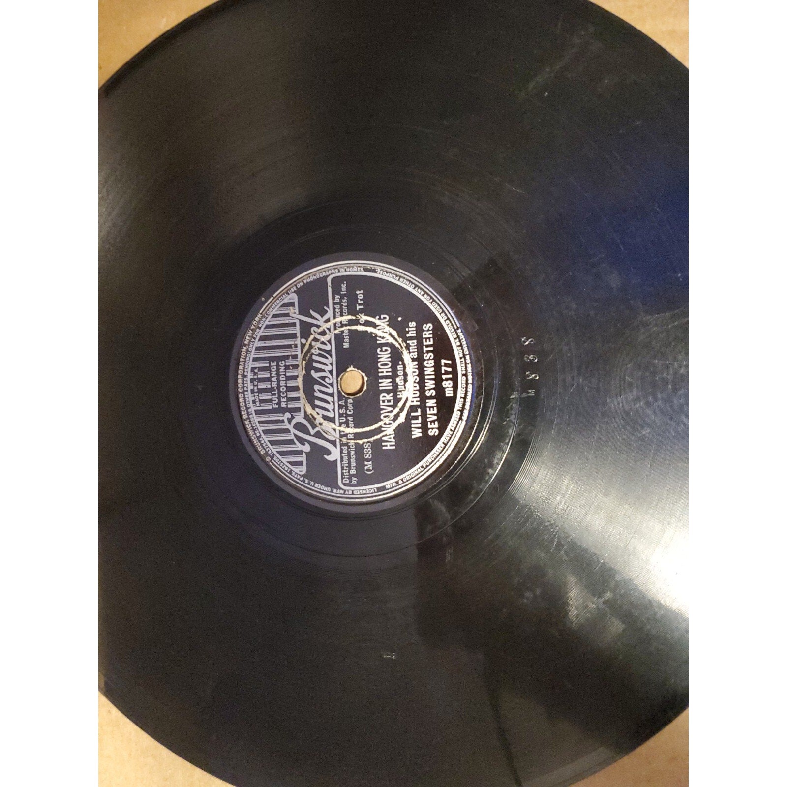 Lady Of The Night Will Hudson And His Seven Swingsters (Record)