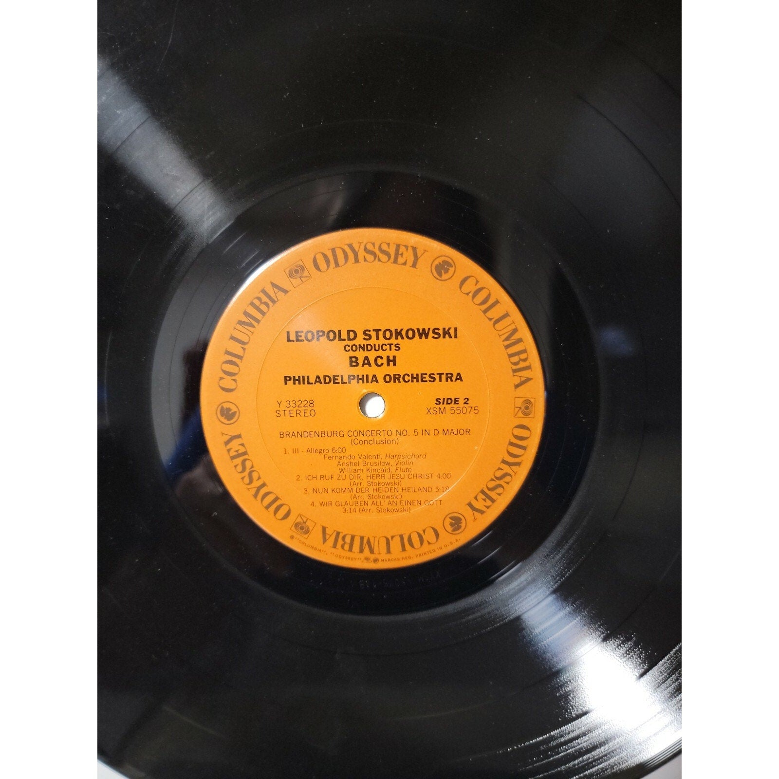Leopold Stokowski - Conducts Bach Philadelphia Orchestra (Vinyl)