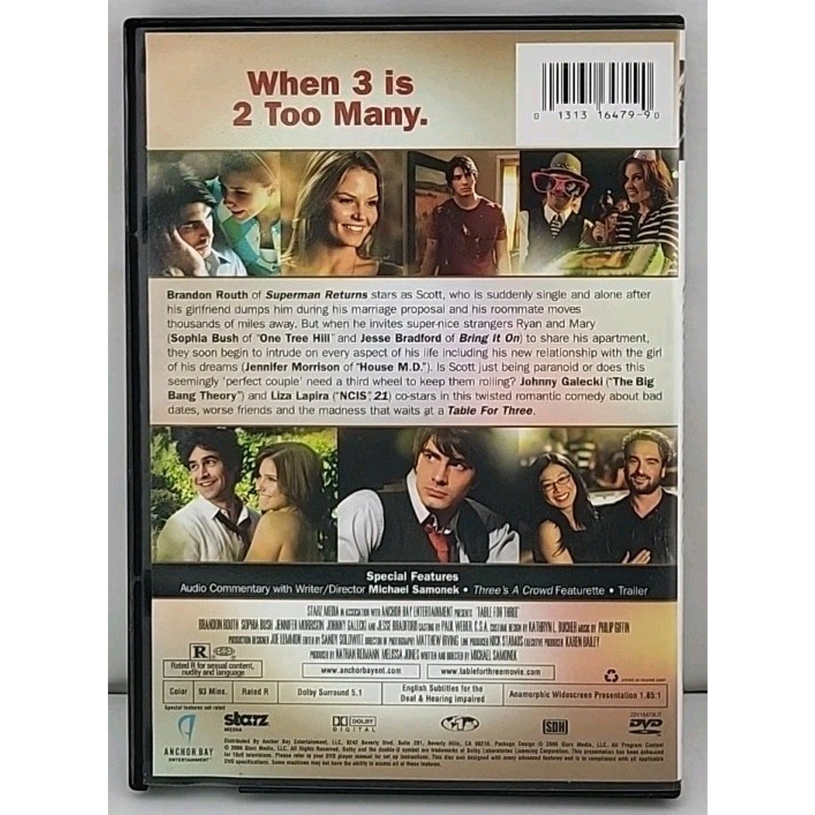 Table for Three (DVD, 2009)