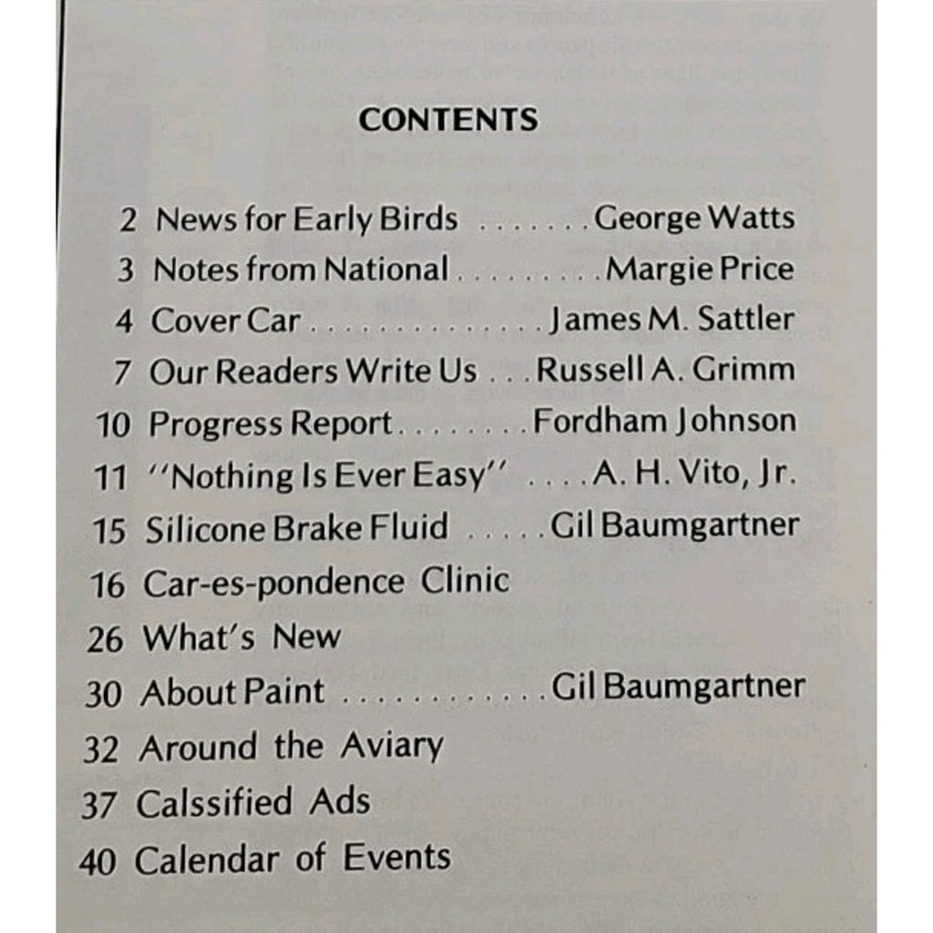 Early Bird Magazine July-August 1980