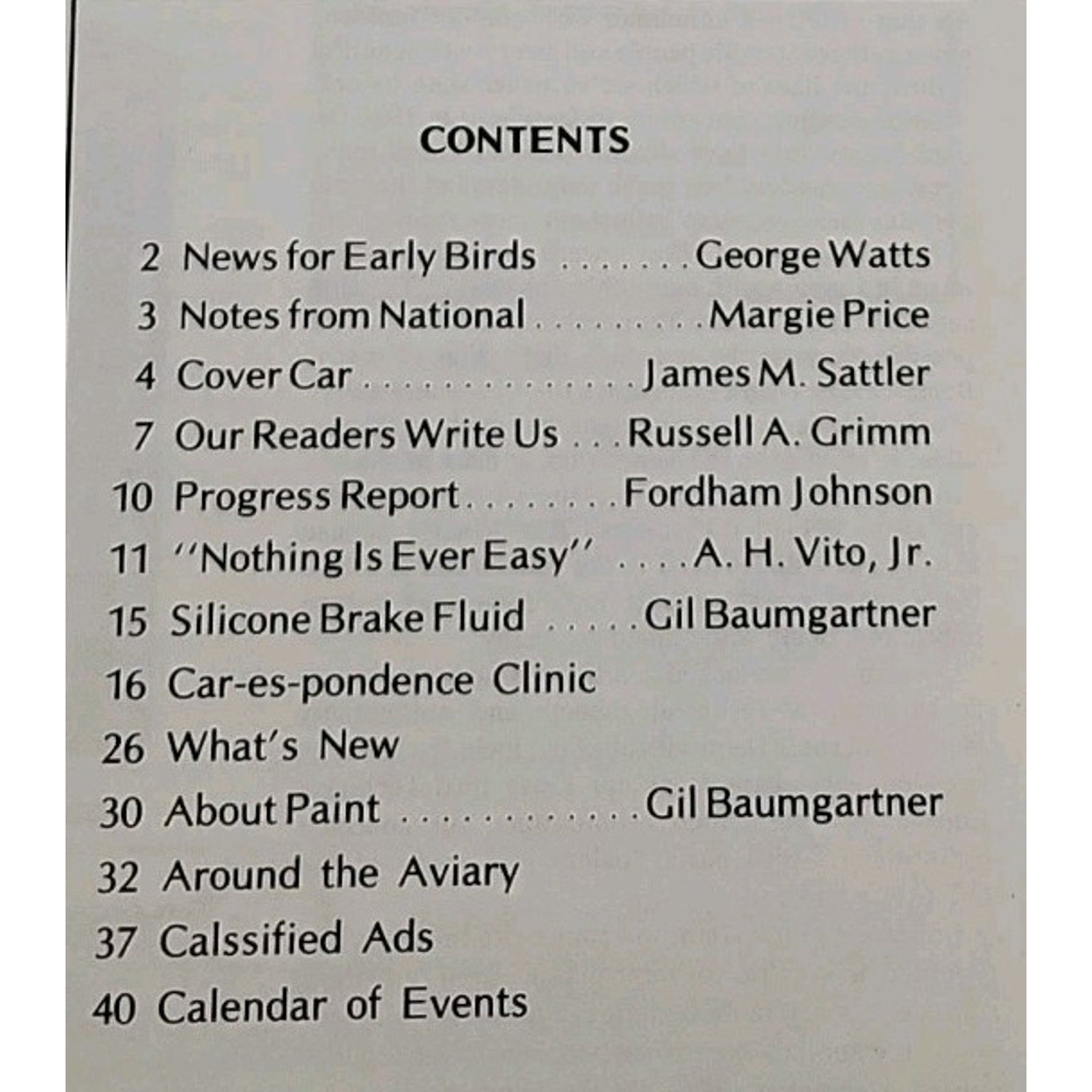 Early Bird Magazine July-August 1980