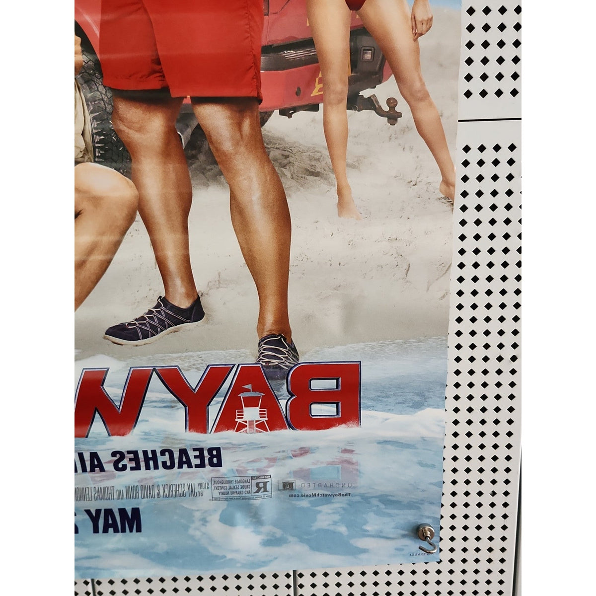 Baywatch - Movie Poster with Dwayne Johnson and Zac Efron