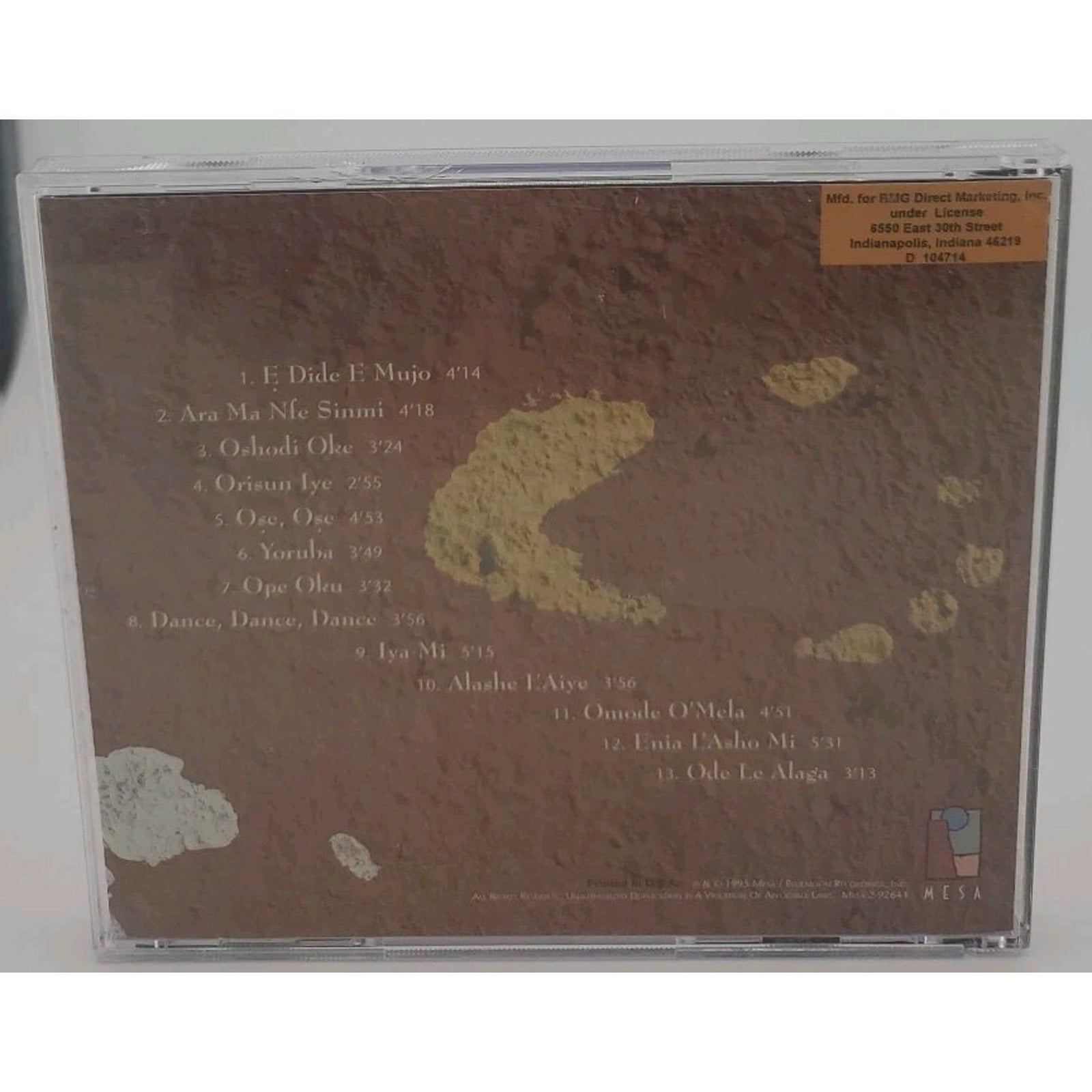 E Dide (Get Up) by King Sunny Ade (CD, Nov-1995, Mesa)