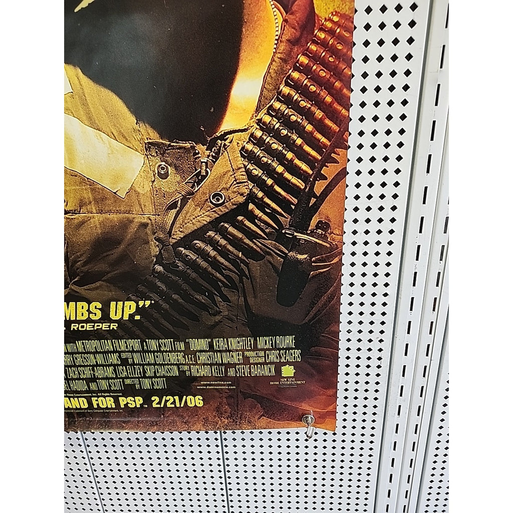 Domino Movie Poster 27x40 Video Store PROMO