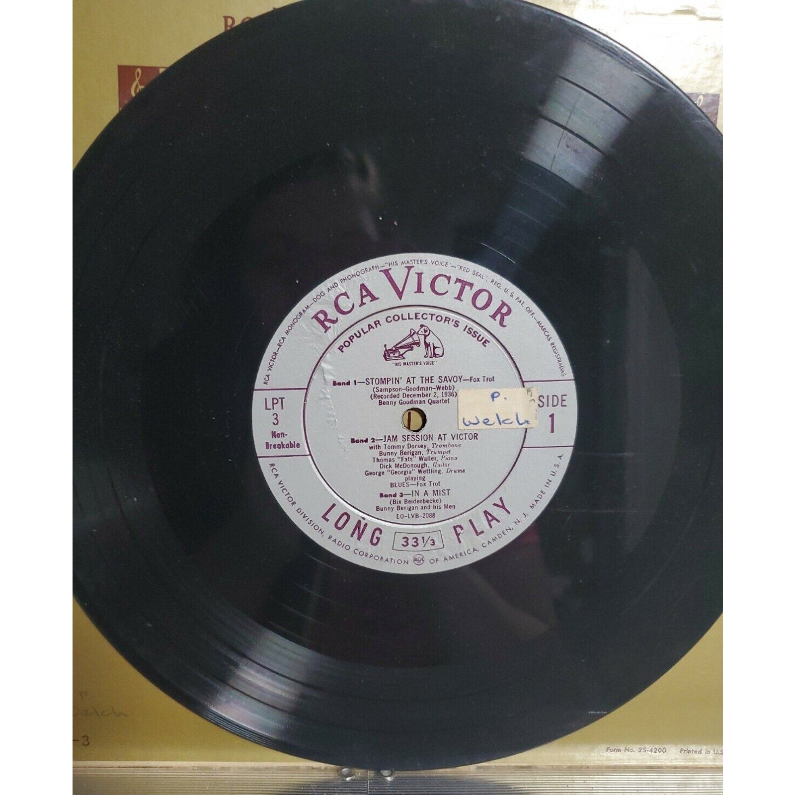 Various - Small Combo Hits - RCA Victor - LPT 3