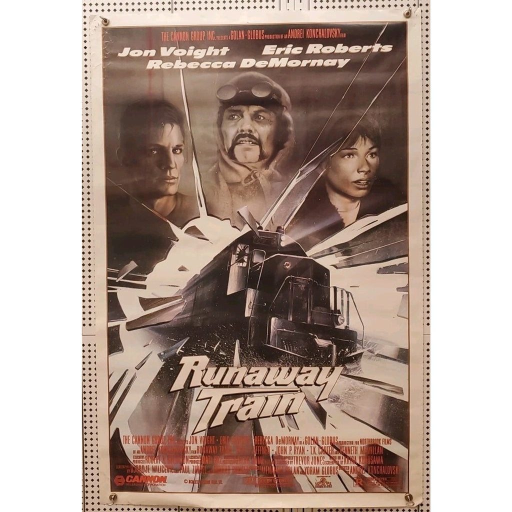1985 Runaway Train 27x41 Movie Poster Jon Voight Eric Roberts
