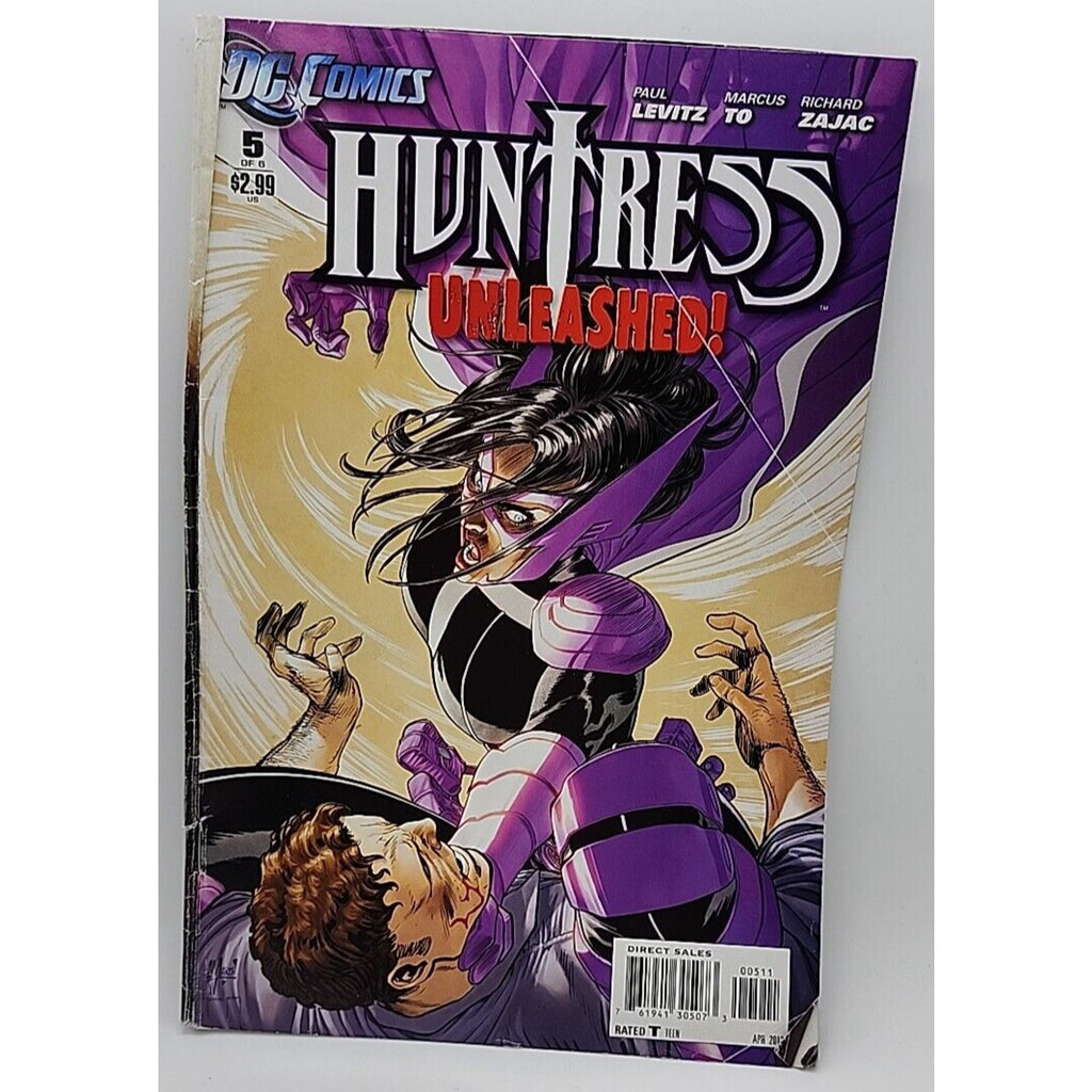 Huntress #5 2011 Unread Guillem March Cover DC Comics Paul Levitz Birds Of Prey