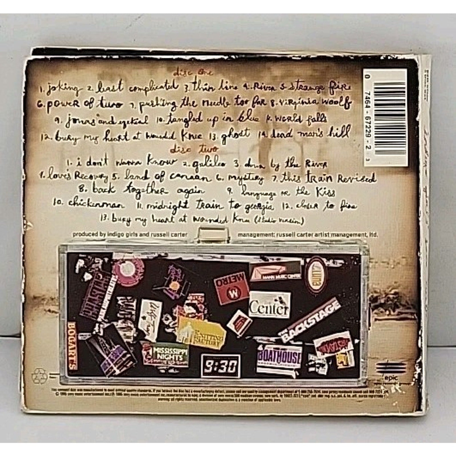 1200 Curfews by Indigo Girls (CD, 1995)