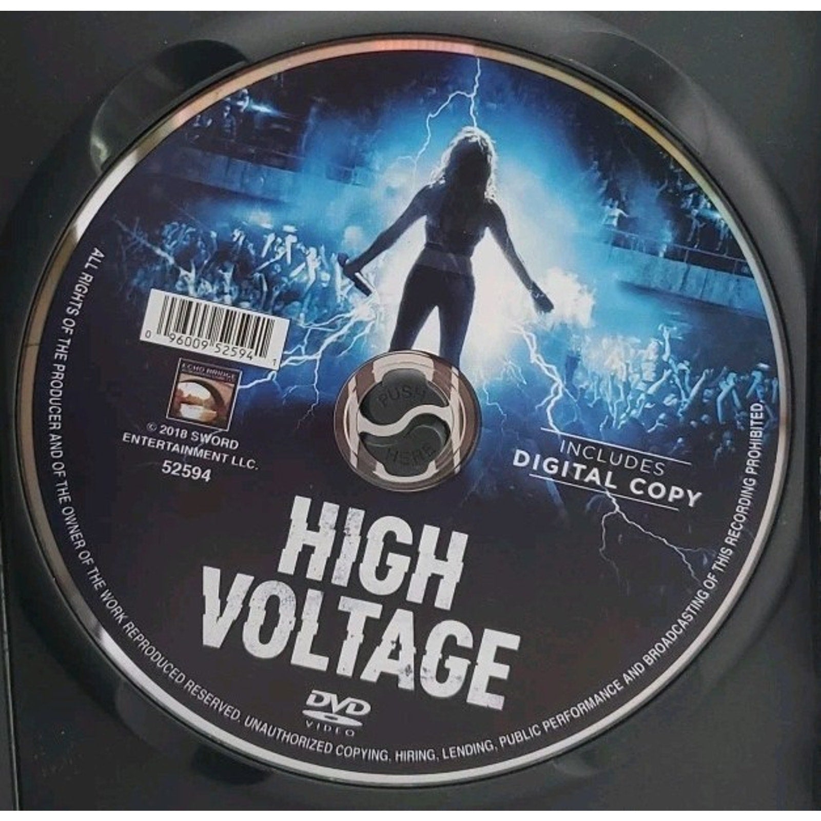 High Voltage (DVD, 2018) *DISC ONLY*