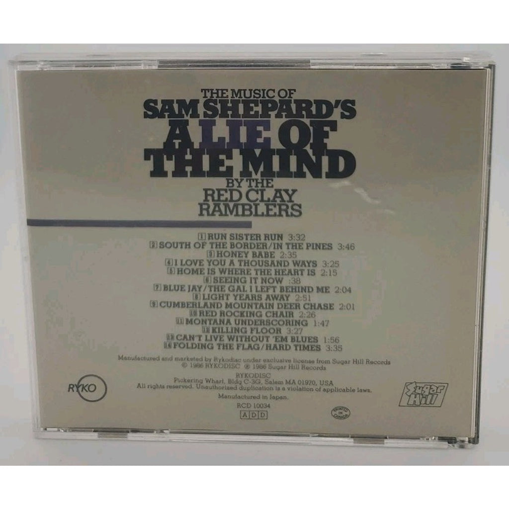 The Red Clay Ramblers A Lie Of The Mind Cd
