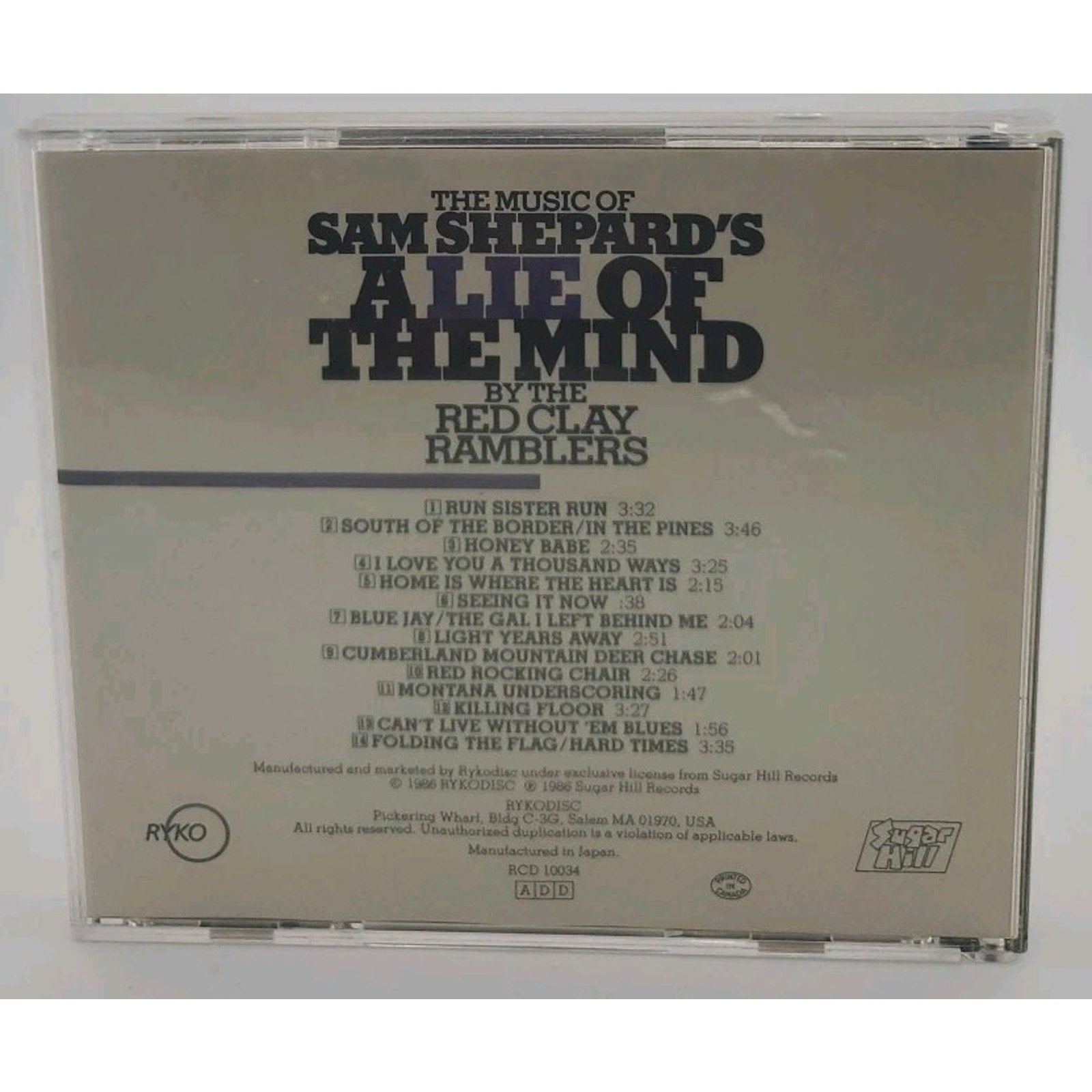 The Red Clay Ramblers A Lie Of The Mind Cd