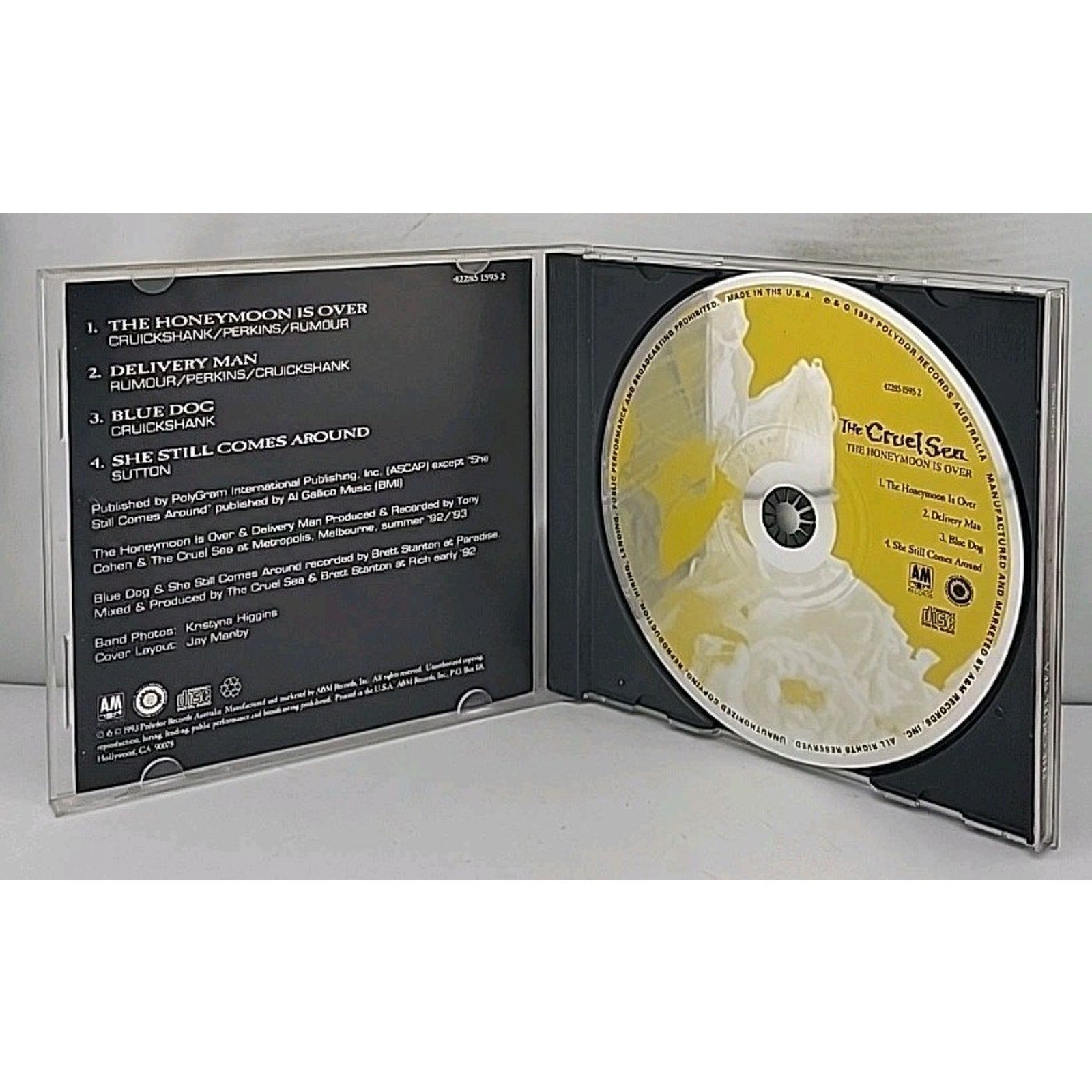 The Honeymoon Is Over by The Cruel Sea (CD, Single, A&M Records)