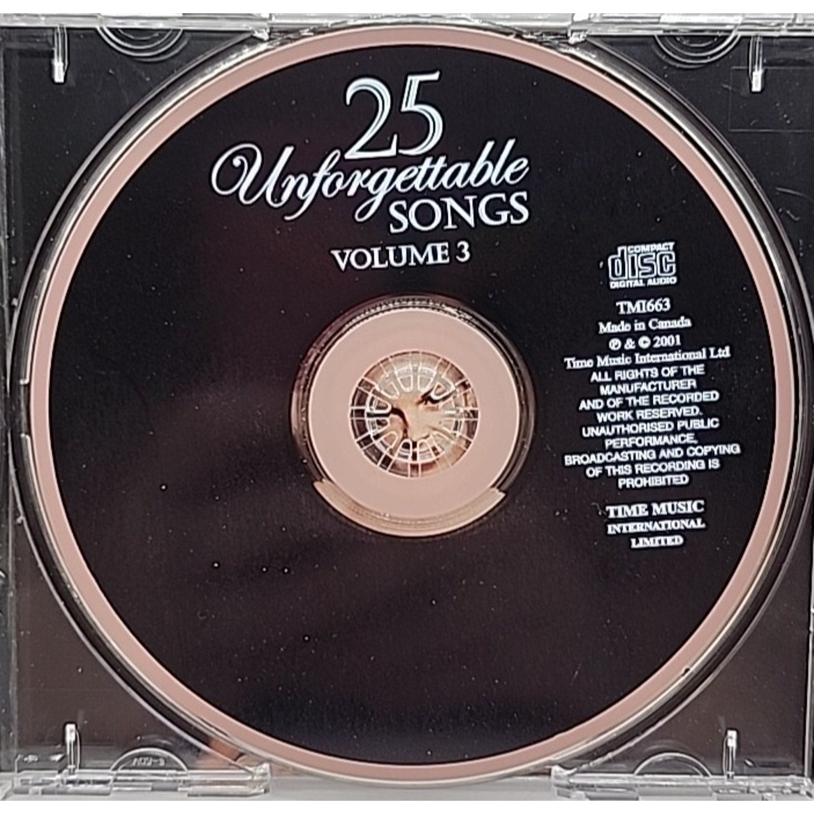 Judy Garland Ella Fitzgerald Cole Porter 25 Unforgettable Songs Volume 3 CD