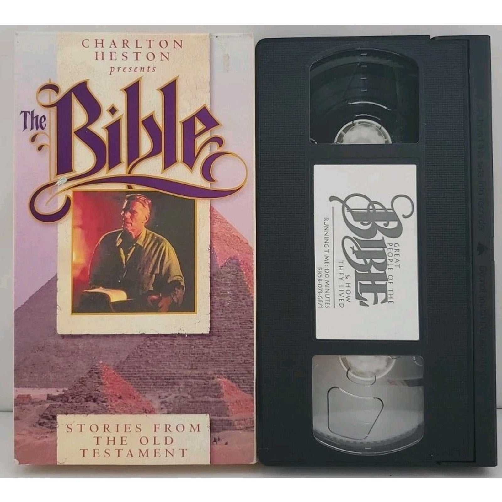 Charlton Heston Presents the Bible: Stories from the Old Testament (VHS, 1993)