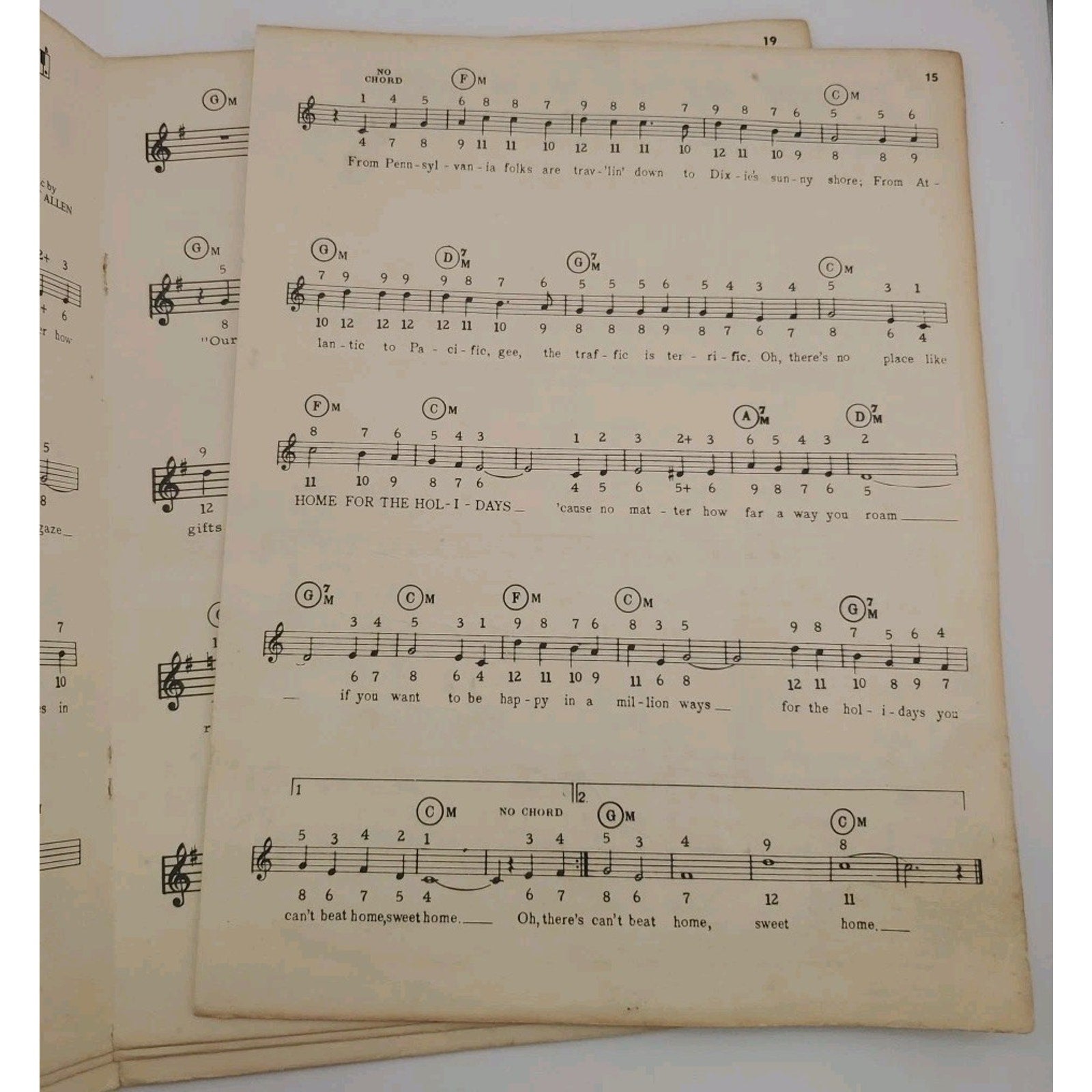 Winter Wonderland And Songs For The Holiday Season For All Chord Organs