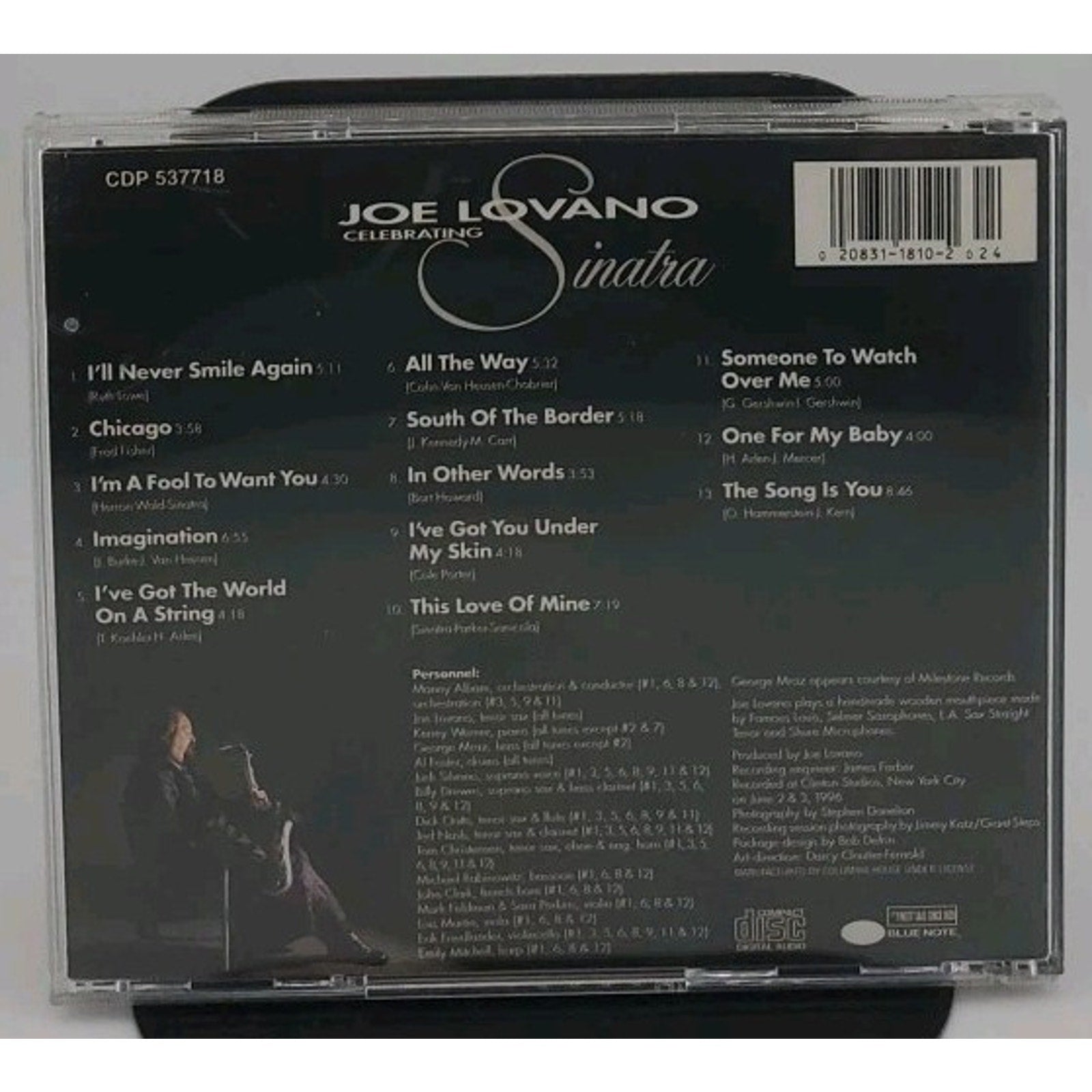 Celebrating Sinatra by Joe Lovano CD
