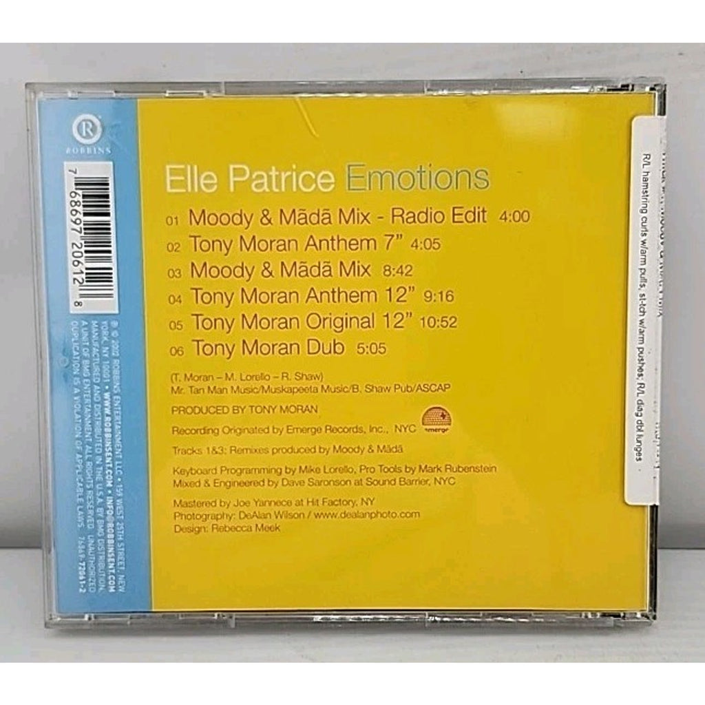 Emotions by Patrice, Elle (Cd5 Maxi-Single, 2002)
