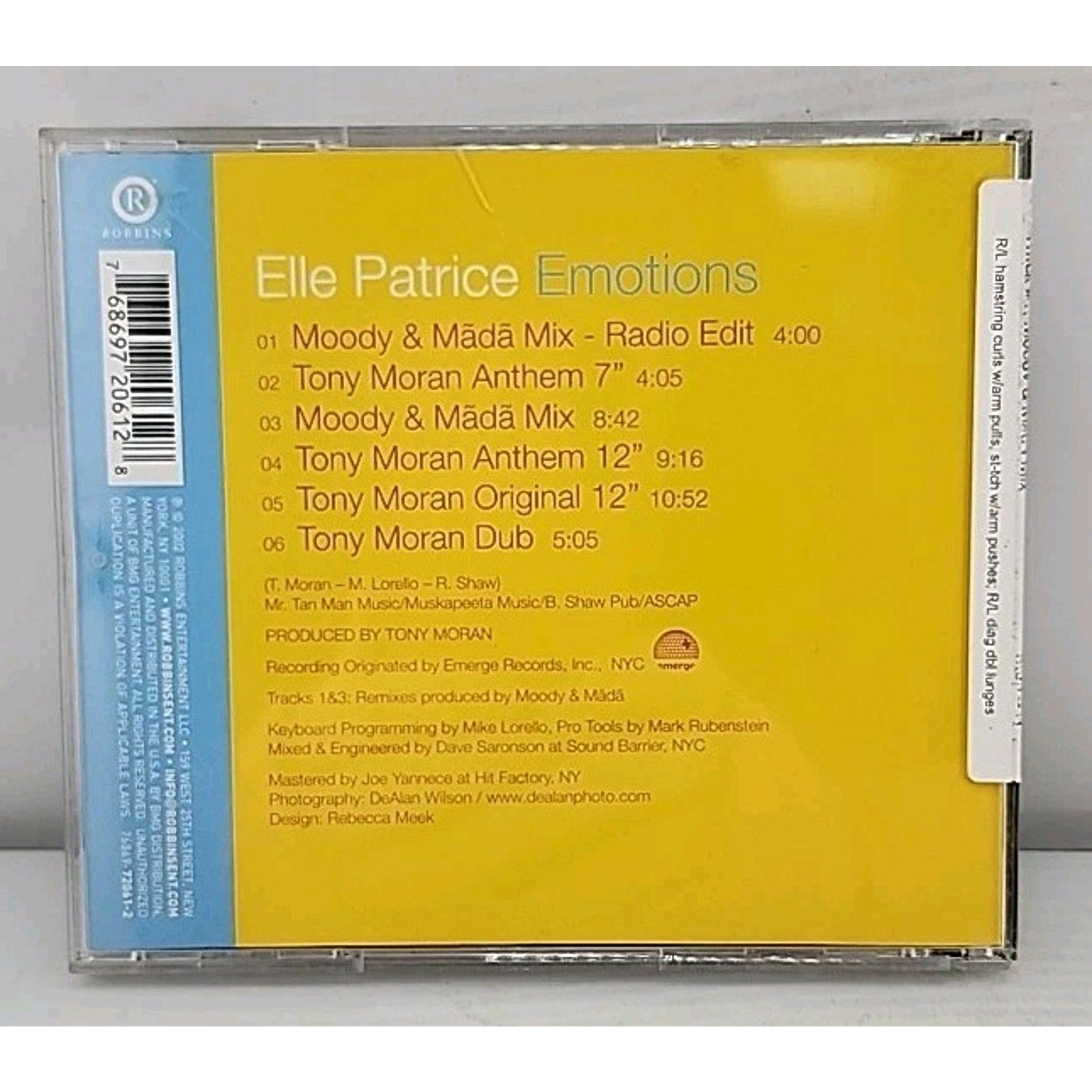 Emotions by Patrice, Elle (Cd5 Maxi-Single, 2002)