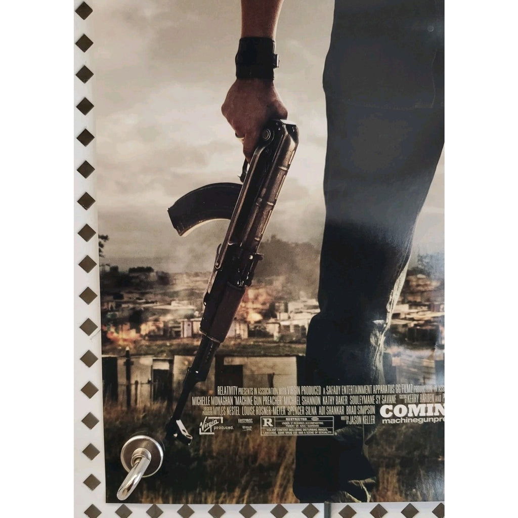 Machine Gun Preacher 12x16 Movie Poster