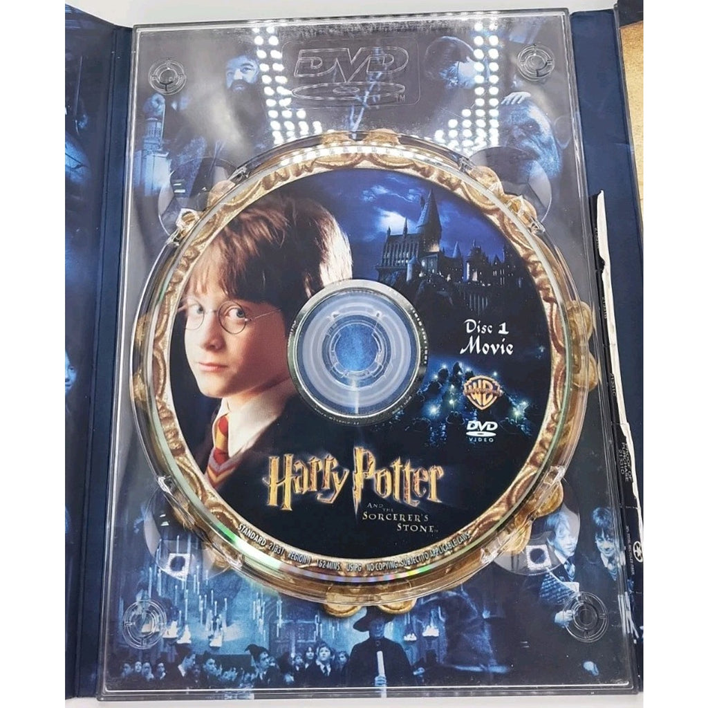 Harry Potter and the Sorcerers Stone (DVD, 2002, 2-Disc Set, Full Frame)