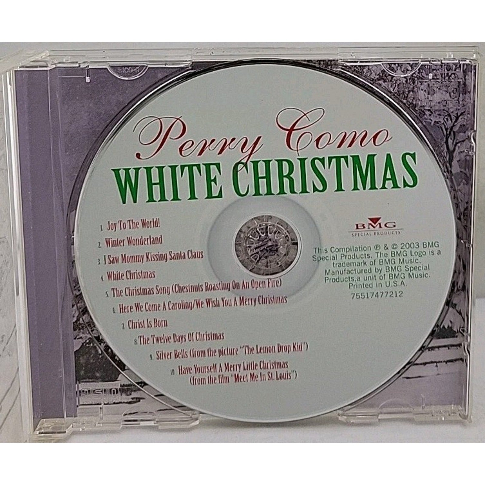 White Christmas by Perry Como (CD, 2003)