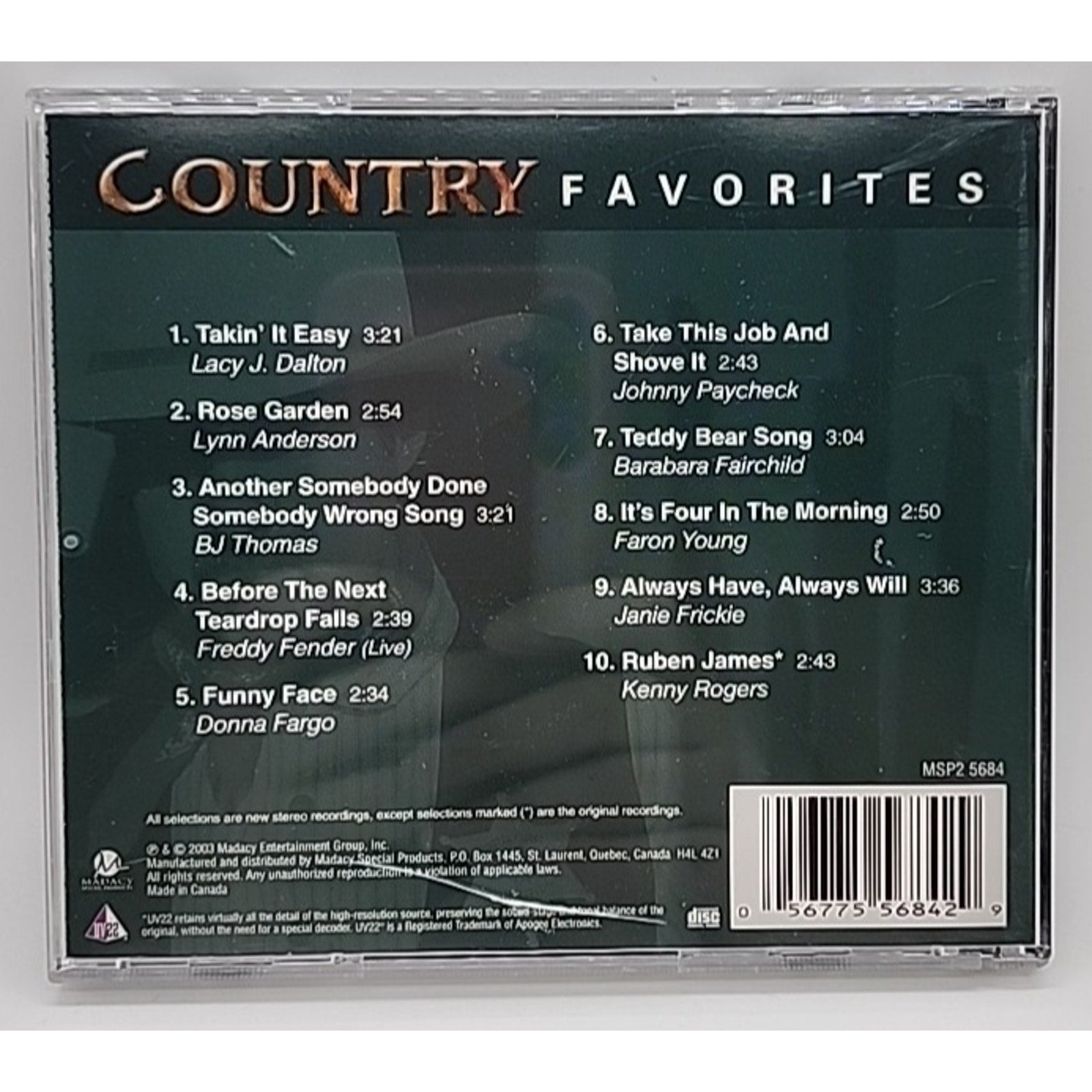 Country Favorites (CD)