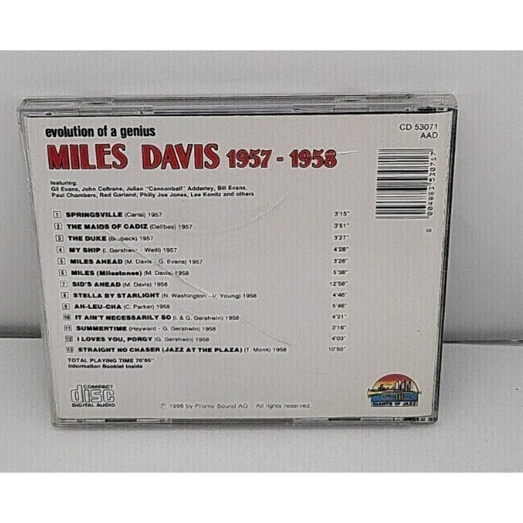 Miles Davis 1957-1958 CD